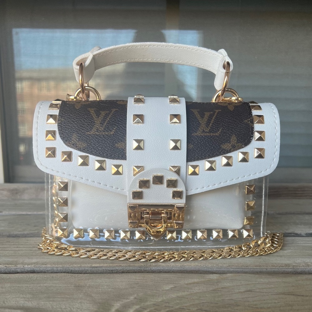 Upcycled LV Stadium Purse Crossbody